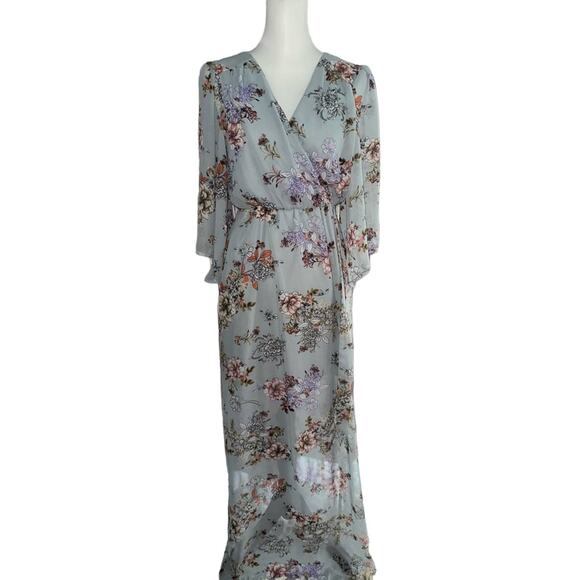 Bailey Blue Small Blue Flowing Maxi Dress - Picture 1 of 3